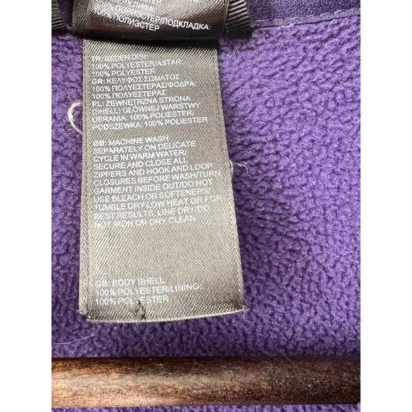 The North Face Purple Fleece Jacket Winter Women's Size S/P - Picture 6 of 7
